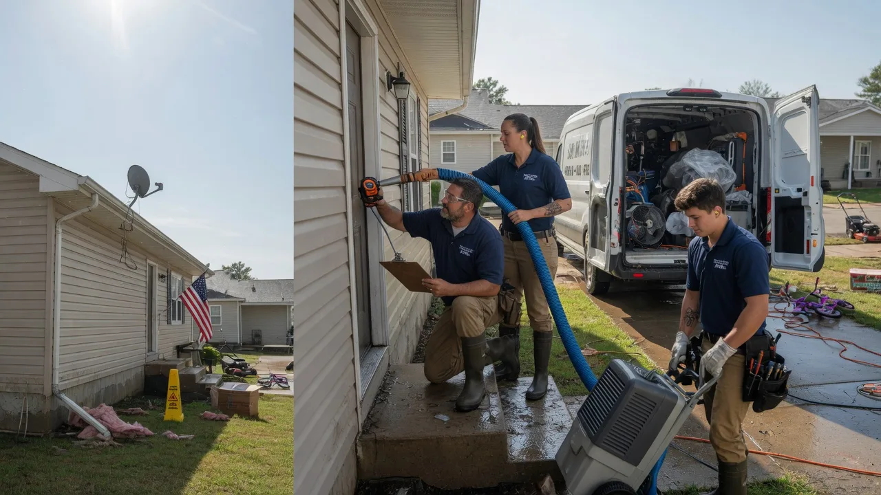 Ceiling Water Damage Restoration in Moore, OK near me