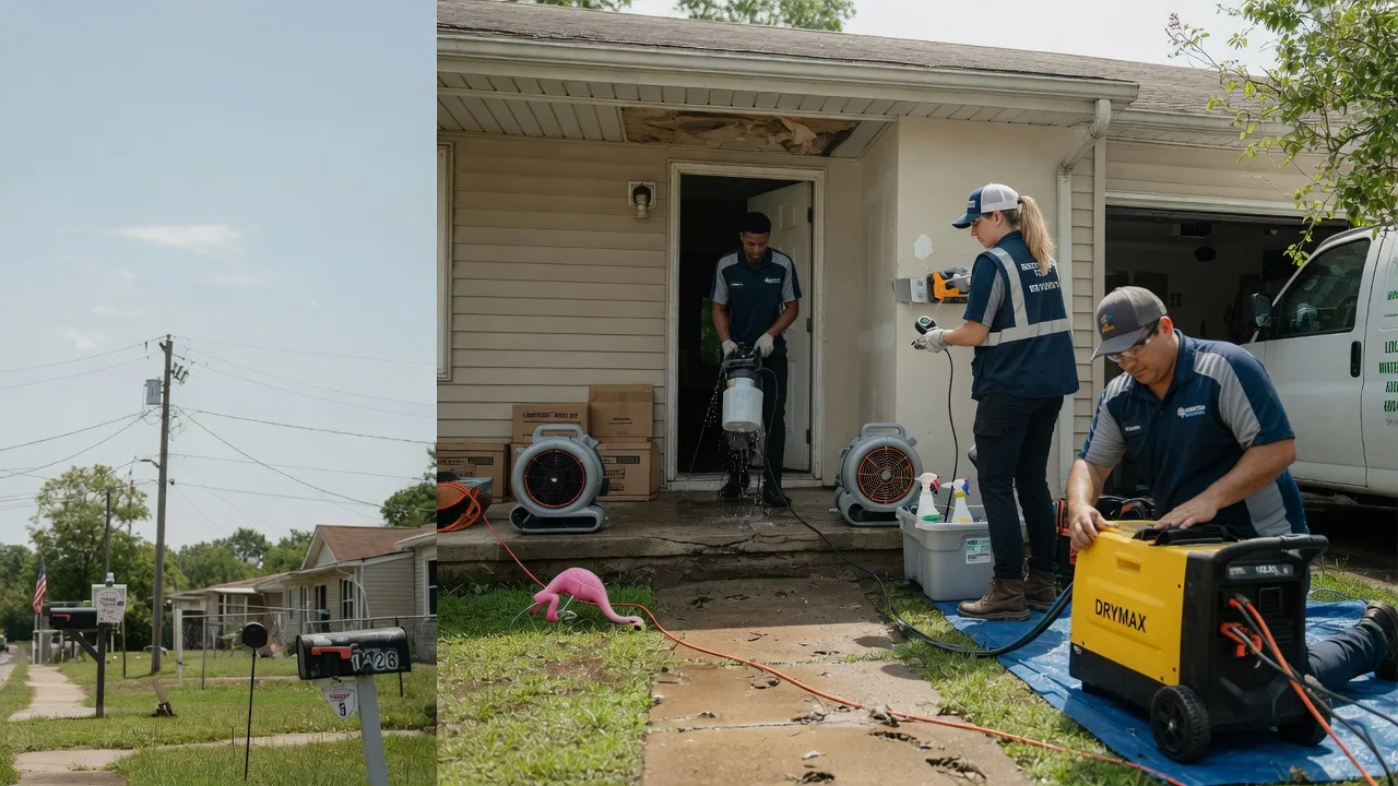 Storm Damage Water Removal in Moore, OK near me
